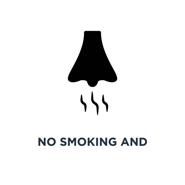 Nincs Dohányzás Alkohol Ivás Ikonra Egyszerű Elem Illusztráció Nincs Dohányzás — Stock Vector