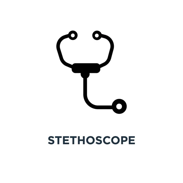 Stethoscoop Pictogram Eenvoudig Element Met Illustratie Stethoscoop Concept Symbool Ontwerp — Stockvector