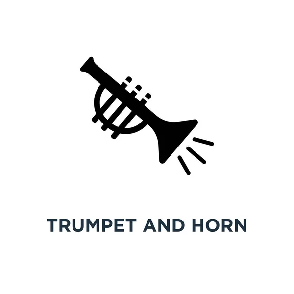 Trumpet Horn Musical Instruments Icon Simple Element Illustration Trumpet Horn — Stock Vector