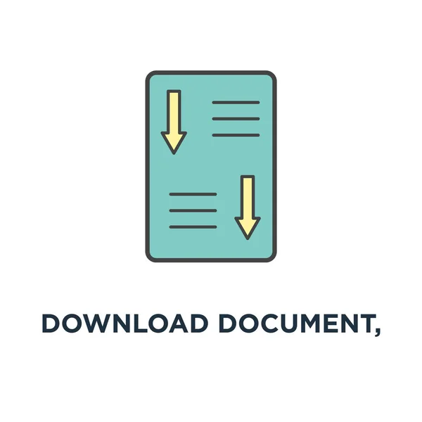 Télécharger Document Icône Livre Blanc Ico Principal Document Investissement Concept — Image vectorielle