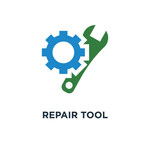 Reparaturwerkzeug Symbol Tischlerei Arbeitsgeräte Konzept Symbol Design Industrielle Werkzeug Vektor — Stockvektor
