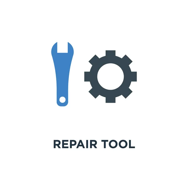 Reparaturwerkzeug Symbol Tischlerei Arbeitsgeräte Konzept Symbol Design Industrielle Werkzeug Vektor — Stockvektor