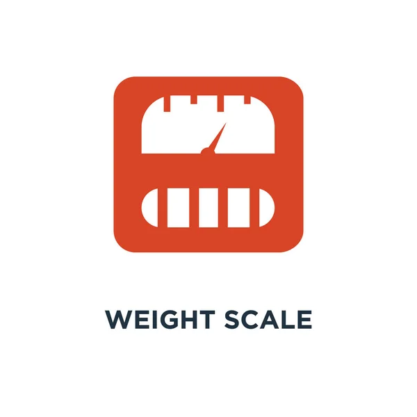 重量スケールのアイコン バランス スケール コンセプト シンボル デザイン 健康生活 ダイエット損失重量のベクトル図 — ストックベクタ
