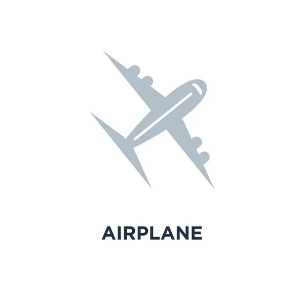 Εικονίδιο Της Πτήσης Προμελέτη Σύμβολο Ταξιδιού Πετούν Πτήση Αεροπλάνο Εικονογράφηση — Διανυσματικό Αρχείο