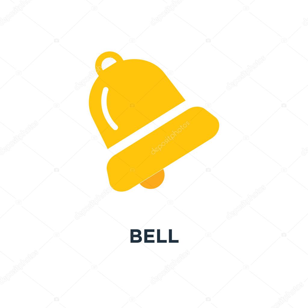 bell icon. alarm concept symbol design, vector illustration