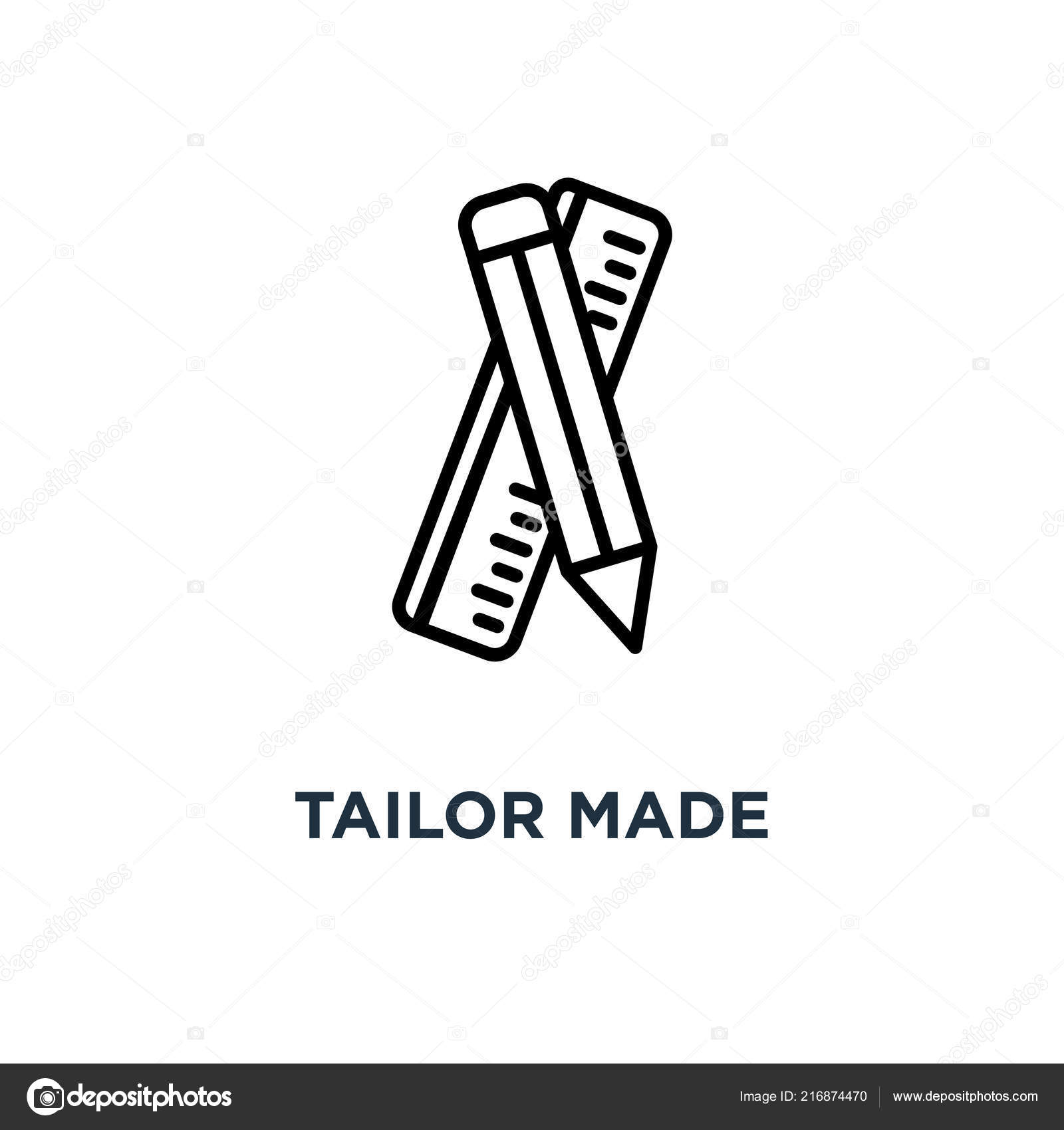 オーダーメイドのアイコン オーダーメイド コンセプト シンボル