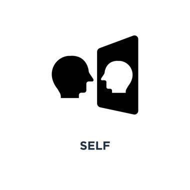 öz simge. farkındalık konsept sembol tasarımı, vektör çizim