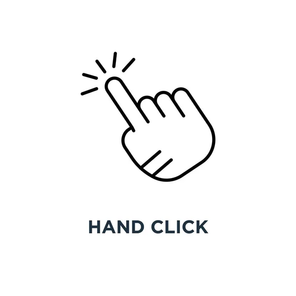 Handklick Symbol Cursor Zeiger Konzept Symboldesign Vektorillustration — Stockvektor