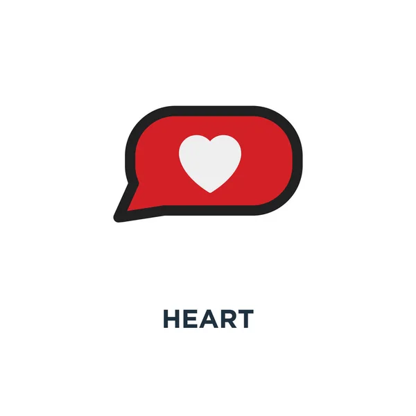 Ícone Ícones Vermelhos Coração Signo Design Símbolo Conceito Amor Ilustração —  Vetores de Stock