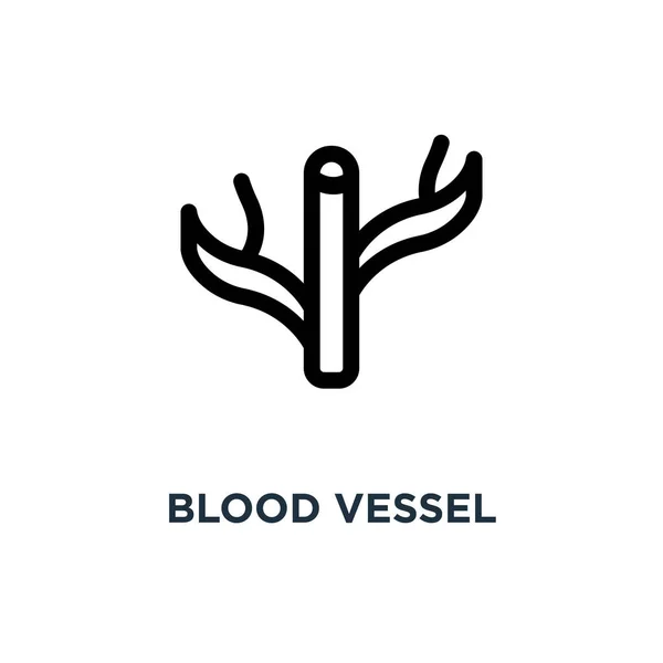 Ícone Vaso Sanguíneo Desenho Símbolo Conceito Vaso Sanguíneo Ilustração Vetorial —  Vetores de Stock