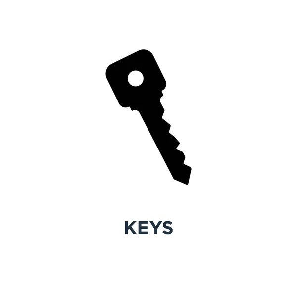 Значок Ключа Ключ Дизайн Символа Защиты Знака Безопасности Векторная Иллюстрация — стоковый вектор