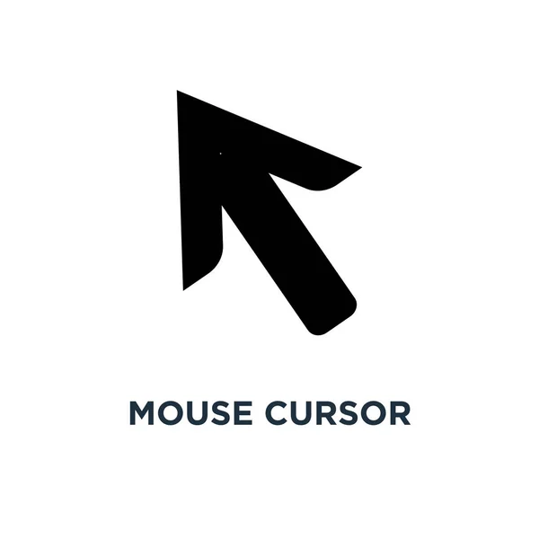 Ícone Cursor Mouse Design Símbolo Conceito Ponteiro Ilustração Vetorial — Vetor de Stock