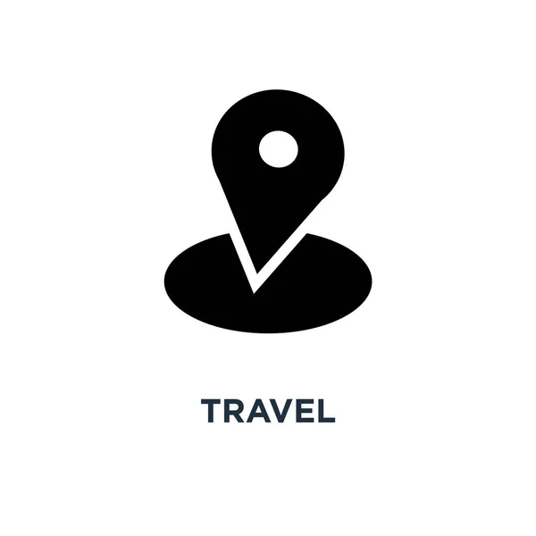 Icono Viaje Vacaciones Turismo Iconos Concepto Símbolo Diseño Hotel Iconos — Archivo Imágenes Vectoriales
