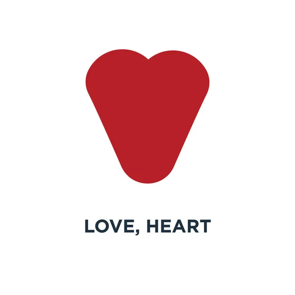 Любов Значок Серця Символ Концепції Валентинки — стоковий вектор