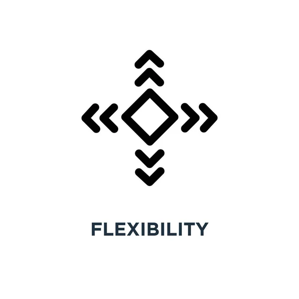 Ícone Flexibilidade Design Símbolo Conceito Flexibilidade Ilustração Vetorial Gráficos De Vetores