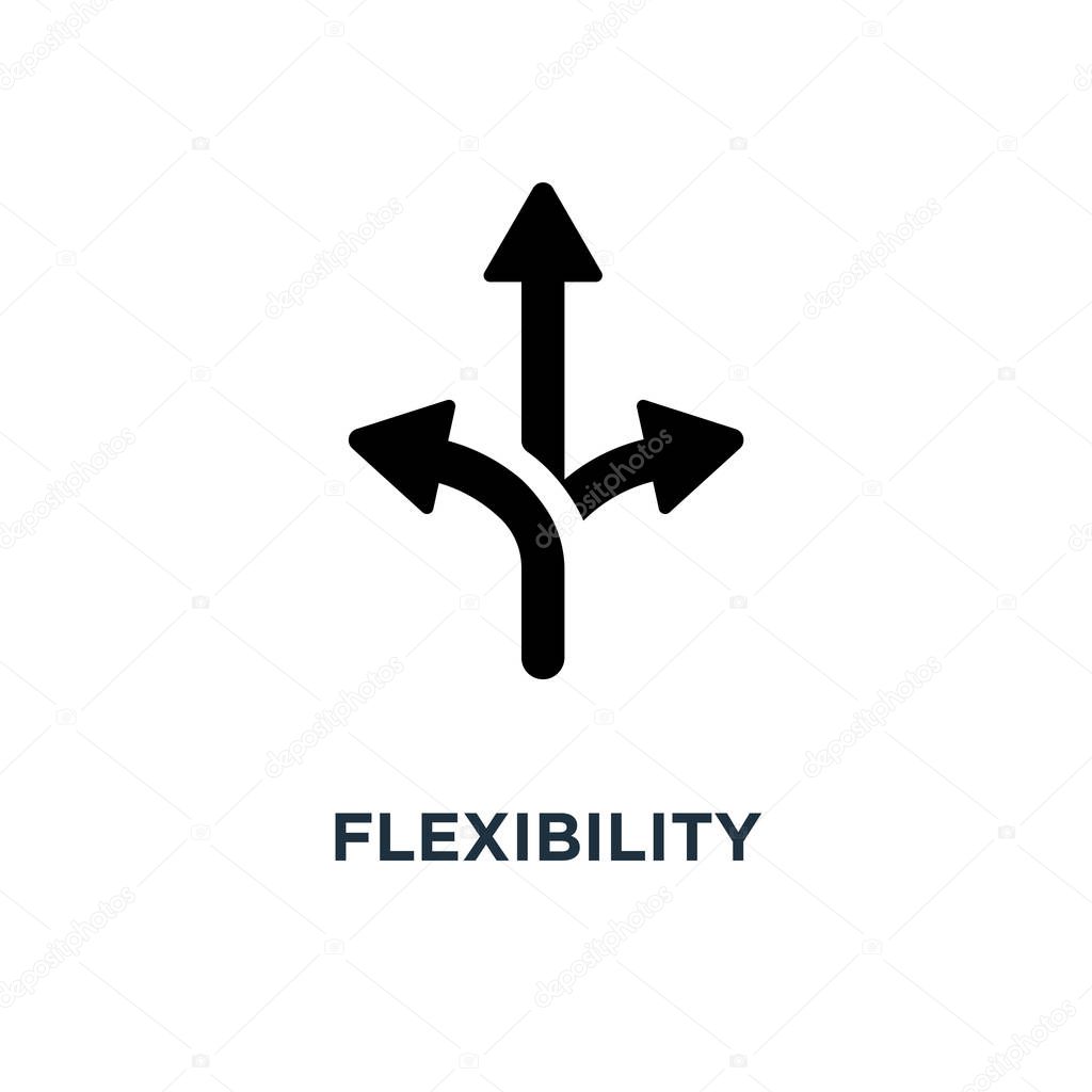 flexibility icon. flexibility concept symbol design, vector illustration