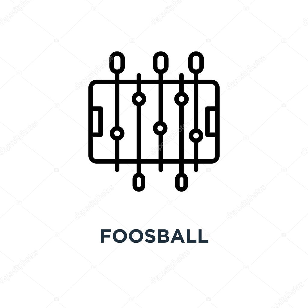 Foosball icon. foosball concept symbol design, vector illustration
