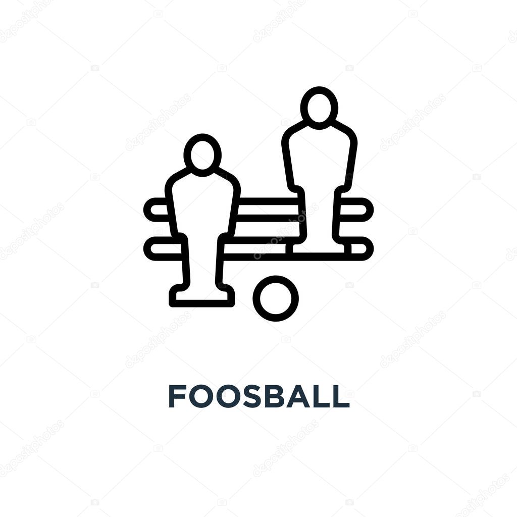 foosball icon. foosball concept symbol design, vector illustration
