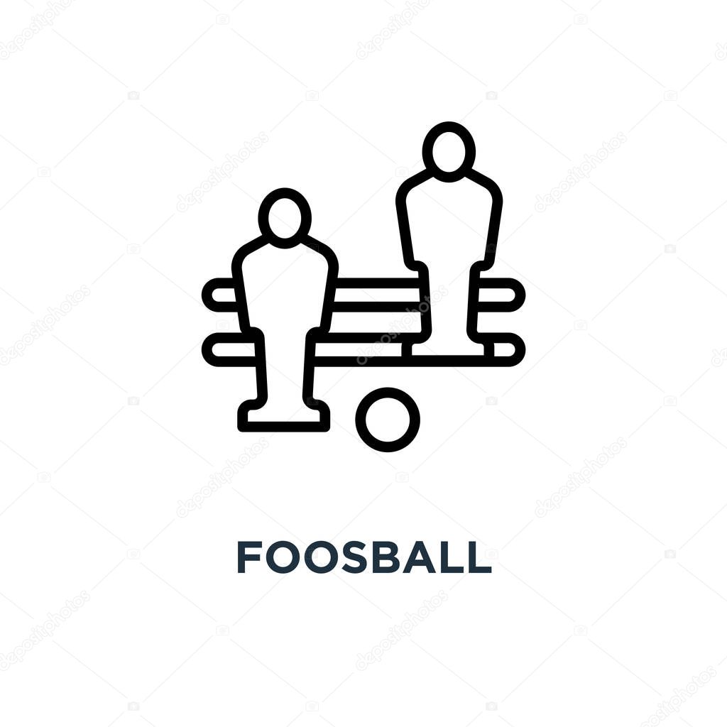Foosball icon. foosball concept symbol design, vector illustration
