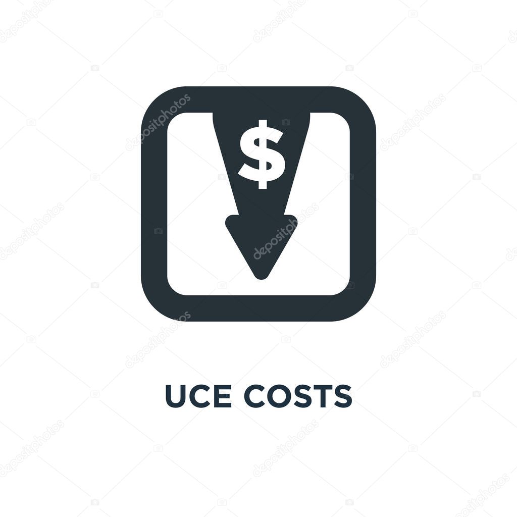 reduce costs icon. reduce costs concept symbol design, vector illustration