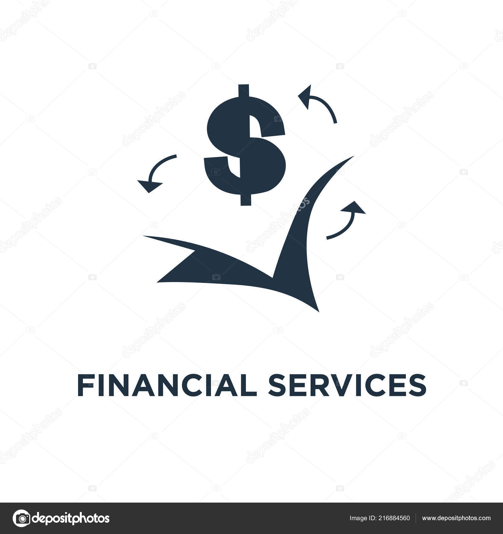 Vettoriale stockIcona Dei Servizi Finanziari Disegno Del Simbolo Cash Back  Rimborso di ©vectorstockcompany #216884560, image size:1600x1700