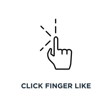 parmak gibi siyah piksel sanat simge, sembol 8 bit stil trend modern basit kolayca 8 bit Logo Grafik piksel sanat tasarım enter beyaz kavramı üzerinde tıklatın ve jest veya minimalist el başlayın