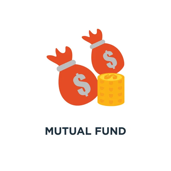 Ikona Funduszu Wyniki Finansowe Budżet Planowanie Dochód Wzrostu Koncepcja Symbol — Wektor stockowy