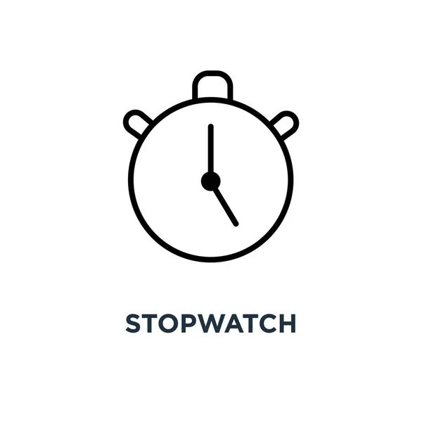 Icona Del Cronometro Stopwatch Concept Symbol Design Illustrazione Vettoriale — Vettoriale Stock