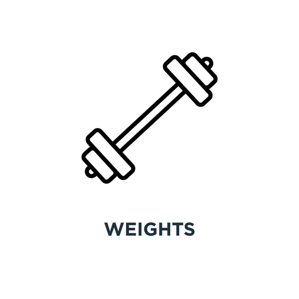 Gewichte Gewichte Konzept Symbol Design Vektorillustration — Stockvektor