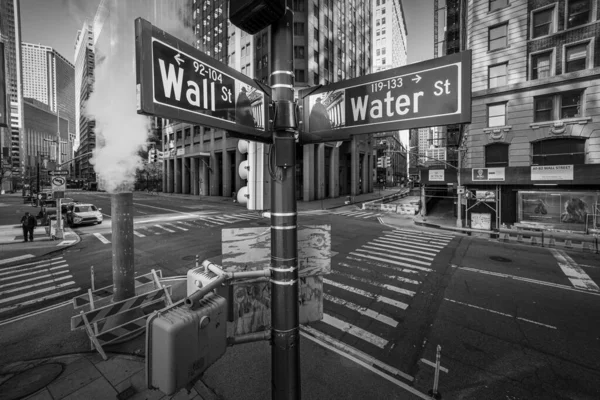 Manhattan New York États Unis 2020 New York Street Signe — Photo