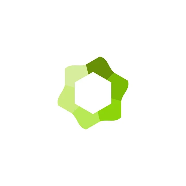 Diseño Del Logotipo Tecnología Reciclaje — Vector de stock