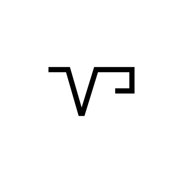 Logosu Mektup Tasarımı — Stok Vektör