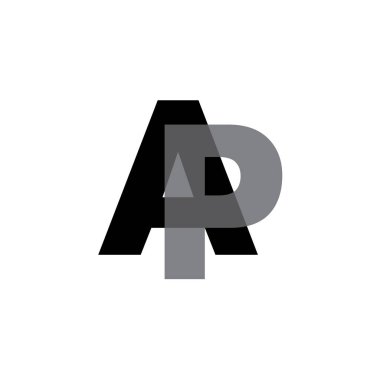 AP logosu mektup tasarımı