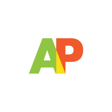 AP logosu mektup tasarımı