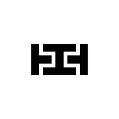 Merhaba logo harf vektör tasarımı