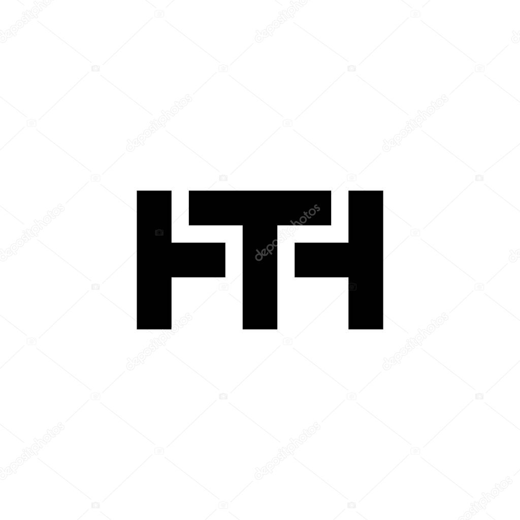 Triple T or HT logo letter design