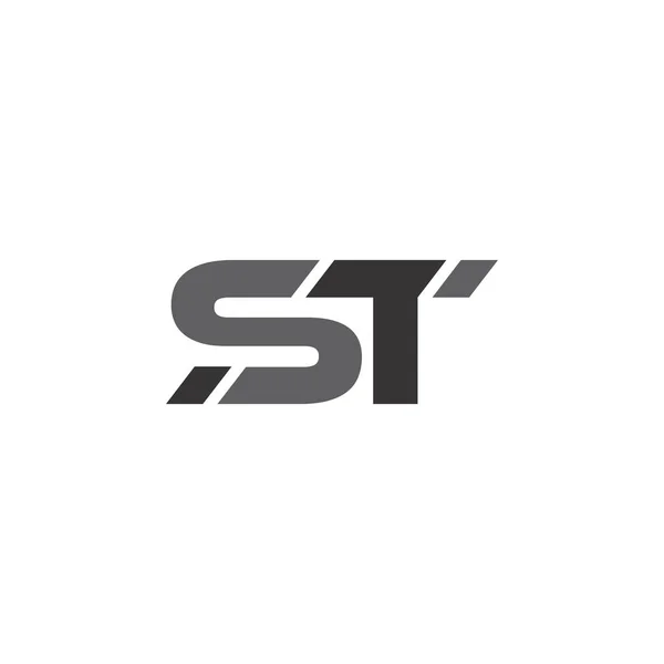 St logo harf tasarımı