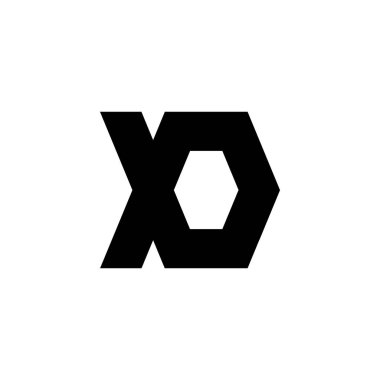 Xo logo harfi tasarımı