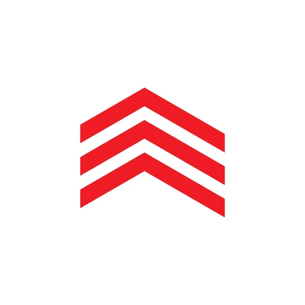 Corner Linha Logotipo Vetor Design —  Vetores de Stock