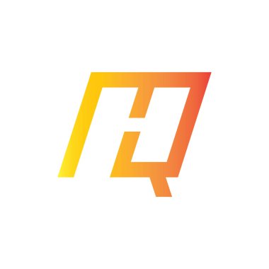 Letter Hq logo tasarım vektörü