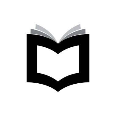 Mektup Cj logo tasarım vektörü ile 3d Kitap