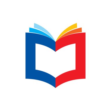 Mektup Cj logo tasarım vektörü ile 3d Kitap