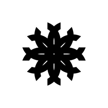 Yıldız Çiçeği logo tasarım vektörü