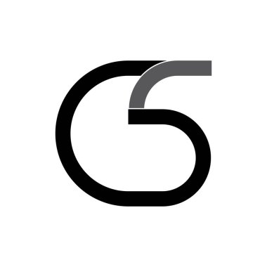 Letter Gs logo tasarım vektörü