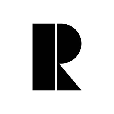 Letter Ir logo tasarım vektörü