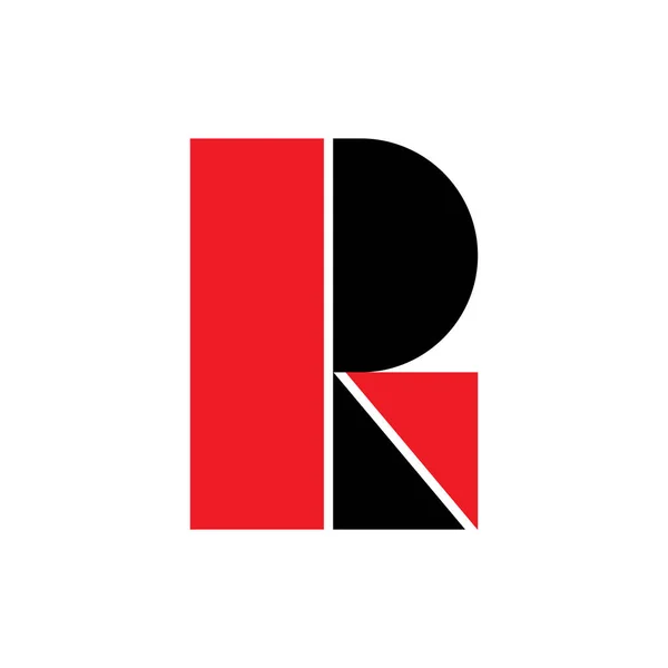 Lettera LR logo vettoriale di progettazione — Vettoriale Stock