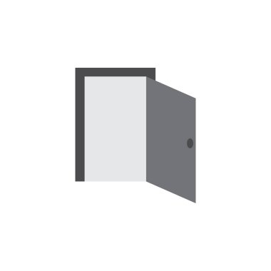 Kapı logo tasarımı ile kare 