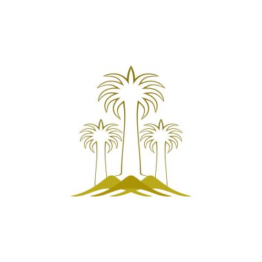 Ağaç logo tasarım vektörünü tarihler