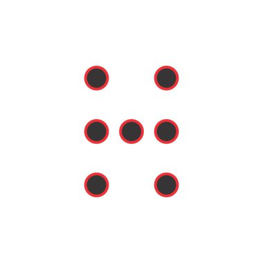 H harfi logo tasarlamak vektör