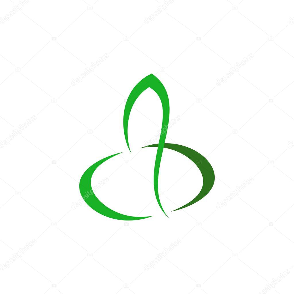 Letter db logo design vector